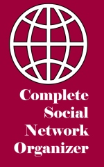 complete social network organizer - book cover
