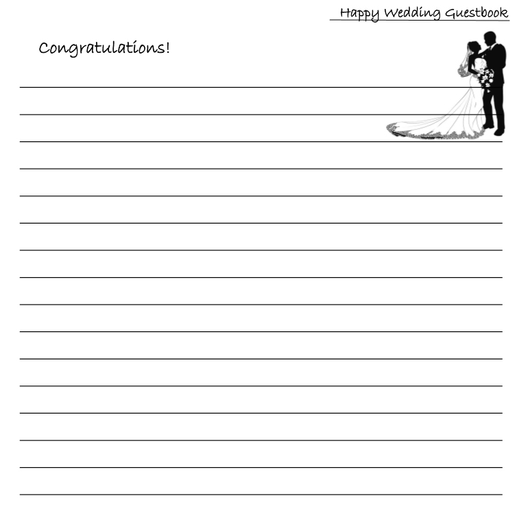 happy wedding guestbook interior web 3