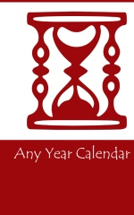 any year calendar - book cover thumbnail