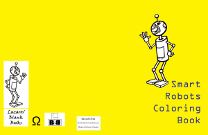 Smart robots coloring book - full cover