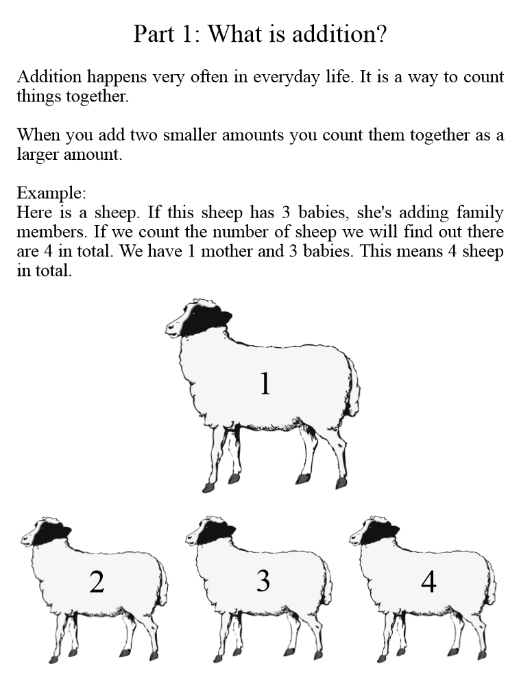 Basic Mathematics For Wise Kids: Addition - Edition 1 - Book interior 3