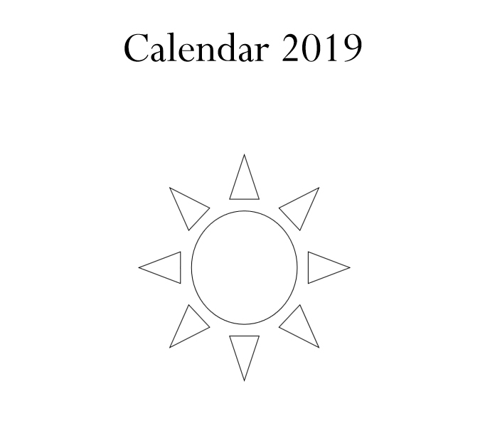 2019 Calendar & Daily Planner - Book Interior 3