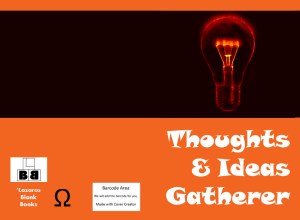 Thoughts & ideas gatherer - book cover