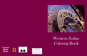 Western zodiac coloring book - Cover