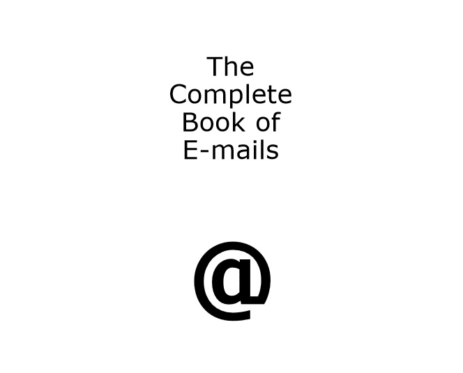 Complete Book of E-mails - Book interior - web 1