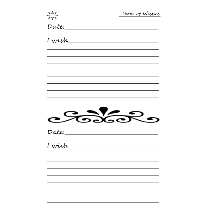 book of wishes - book interior - web 3