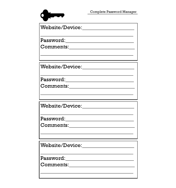 Complete password manager - Book interior - web 3