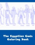 The Egyptian Gods Coloring Book - Front cover