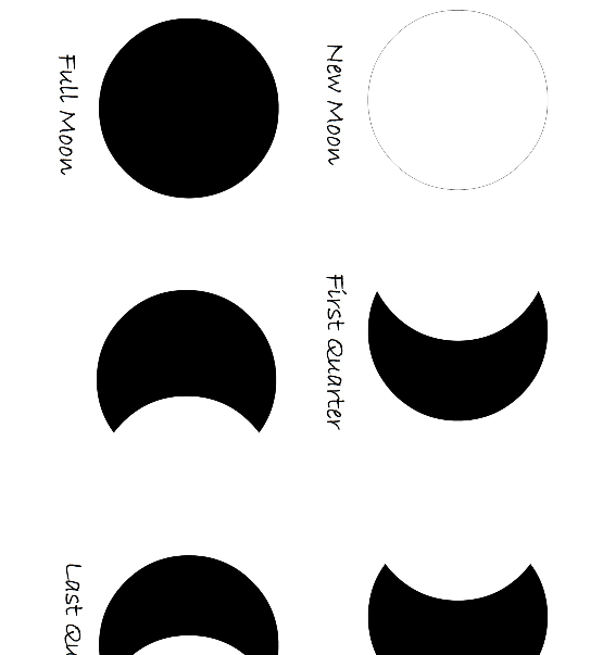 Moon coloring book for wise kids - Book interior - web4