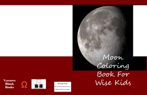 Moon coloring book - Full Book Cover