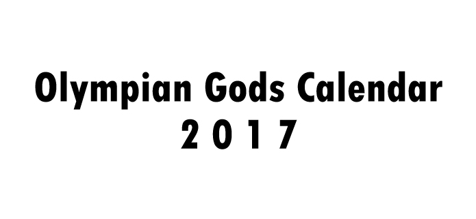 Olympian Gods Calendar 2017 - Book interior - web 1