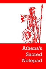 Athena's sacred notepad - Front cover
