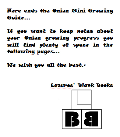 Onion mini growing guide - Book interior 2