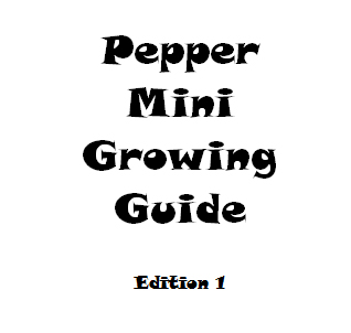 Pepper mini growing guide - Book interior 1