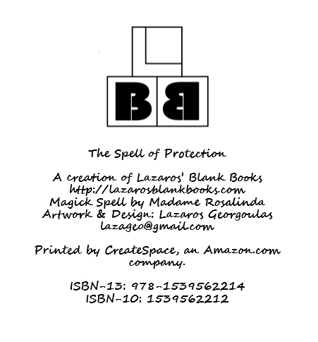 The Spell of Protection - By Lazaros' Blank Books