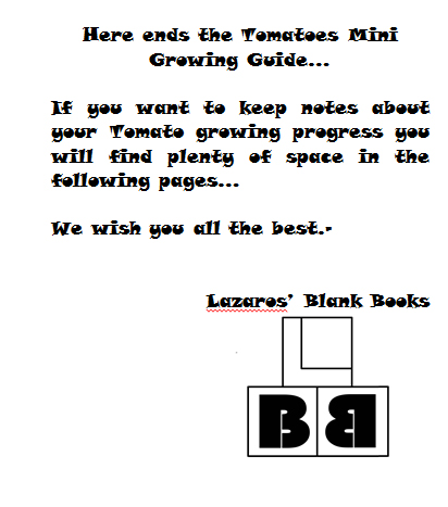Tomatoes mini growing guide - book interior 1