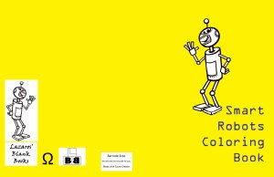 Smart robots coloring book - full cover