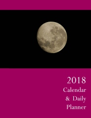 2018 calendar & daily planner - front cover