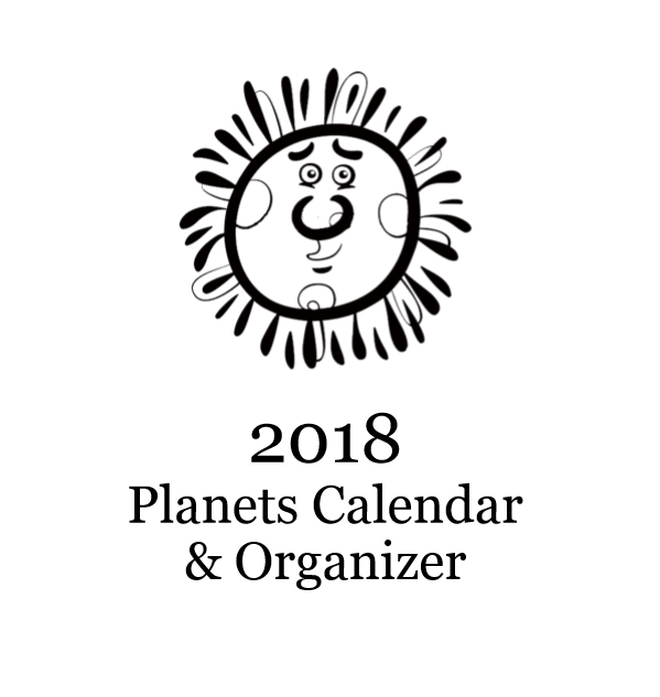 2018 Planets Calendar & Organizer - Book interior 1