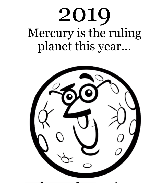 2019 Planets Calendar & Organizer - Book interior 4