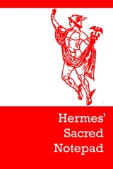 Hermes' Sacred Notepad - Front cover