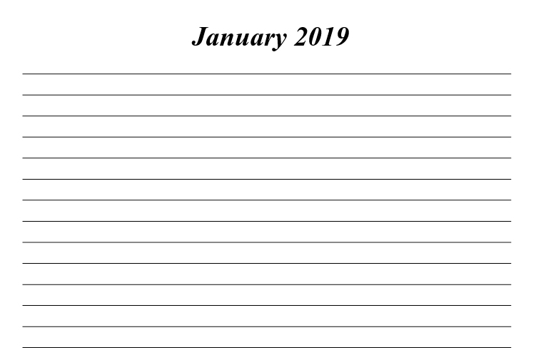 Hindu Gods Calendar 2019 - Book Interior 07