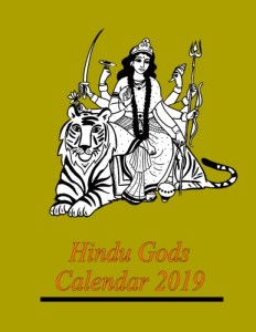Hindu Gods Calendar 2019 - Front Cover