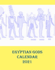 Egyptian Gods Calendar 2021 - Front Cover