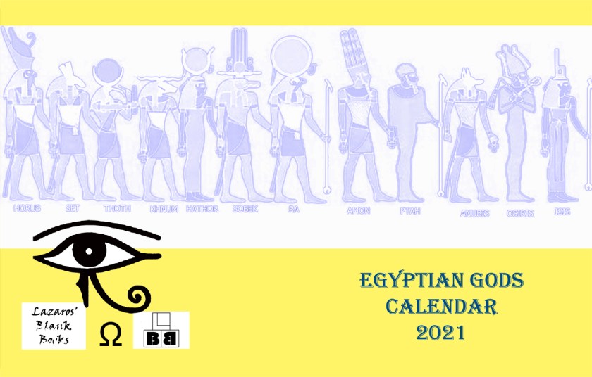 Egyptian Gods Calendar 2021 - Full Cover