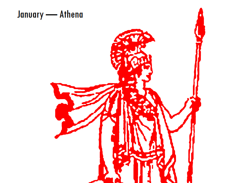 Olympian Gods Calendar 2020 - Book Interior - 5