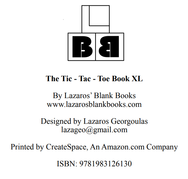 The Tic-Tac-Toe Book XL - Interior - 4