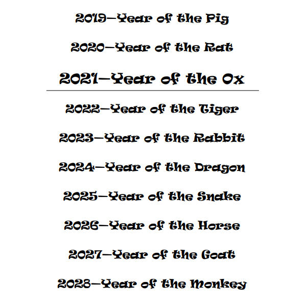 2021 Chinese Deities Calendar - Book Interior 4