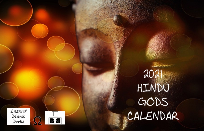 2021 Hindu Gods Calendar Full Cover