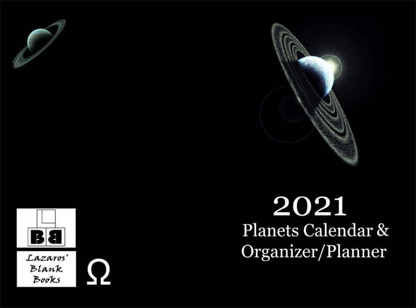 2021 Planets Calendar & Organizer/Planner - Full Cover