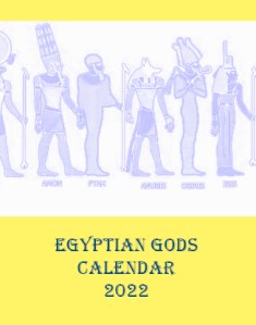 Egyptian Gods Calendar 2022 - Front cover