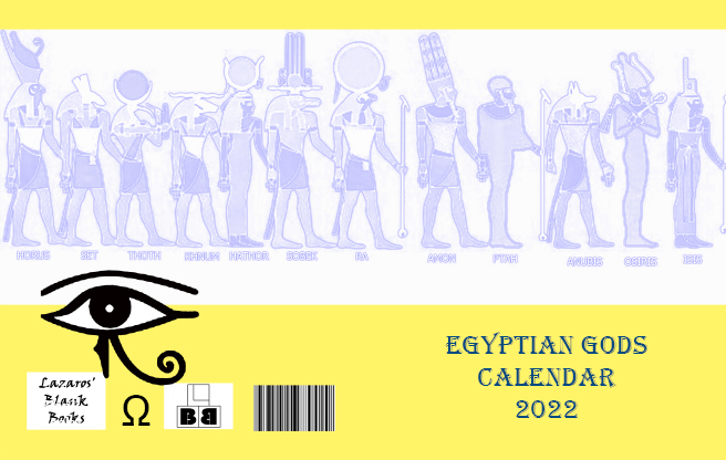 Egyptian Gods Calendar 2022 - Full Cover