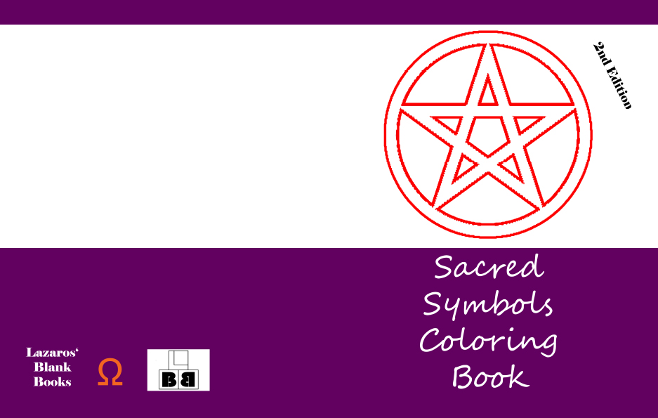 Sacred Symbols Coloring Book - 2nd Edition - Full Cover